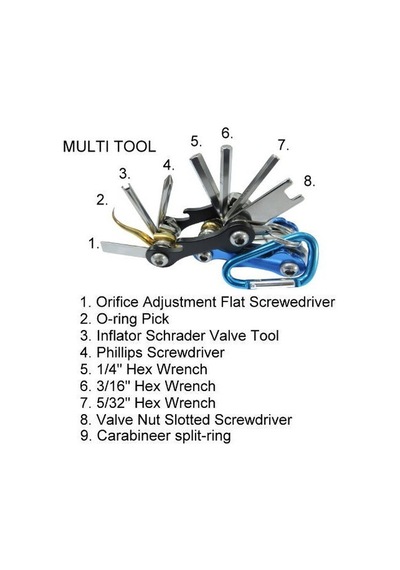 Kraken Tamir Aleti Multi-Tool Çoklu Anahtar Takımı Çok Renkli