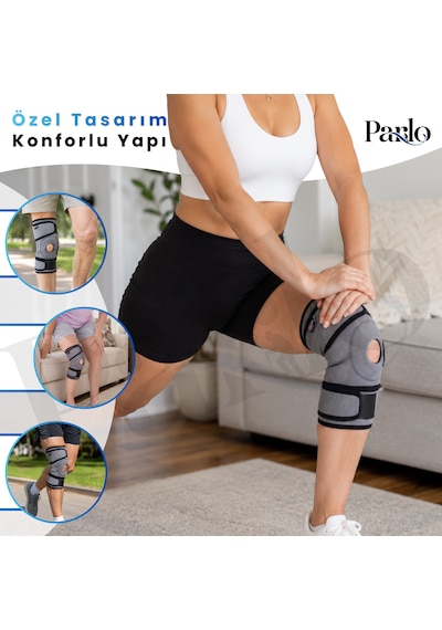 Patella Destekli Dizlik Ayarlanabilir Neopren Ortopedik Diz Desteği