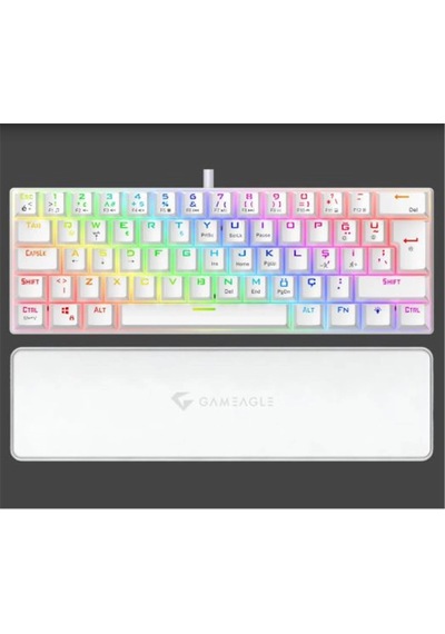 Gameagle Ge2021 Helıos Rgb Kablolu Tr Layout Mekanik Beyaz Oyuncu Klavyesi Kdo