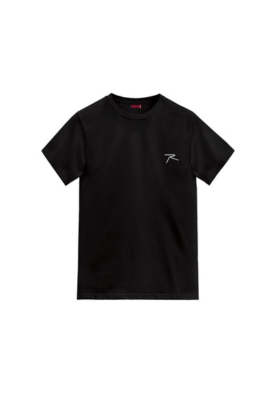 Raru Agnıtıo Erkek Pamuklu Siyah Günlük T-Shirt