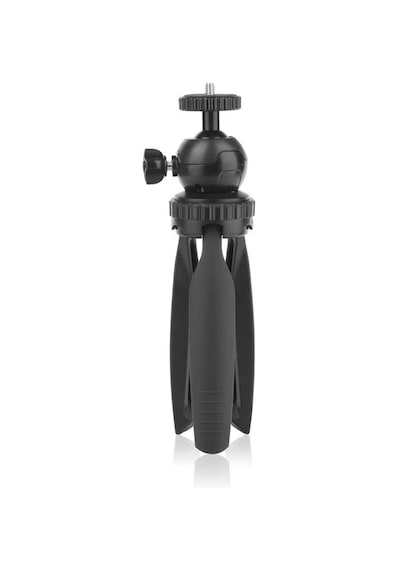 Ayex Pocket M2t Mini Masaüstü Tripod + Telefon Tutucu 19cm Yükseklik Ayarı, 2,5kg Taşıma Kapasitesi, 360 Döner Kafa -