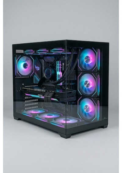 Onyx 7x12cm Argb Fan Temper Cam 1 X Type-c - 1 X Usb 3.0 Akvaryum Gaming Oyuncu Kasası