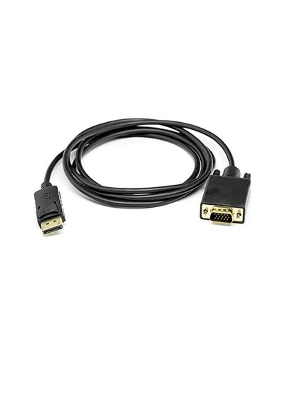 1.8m Display Port To Vga Kablo Dk-cb-dpxvgal180 , Siyah Standart