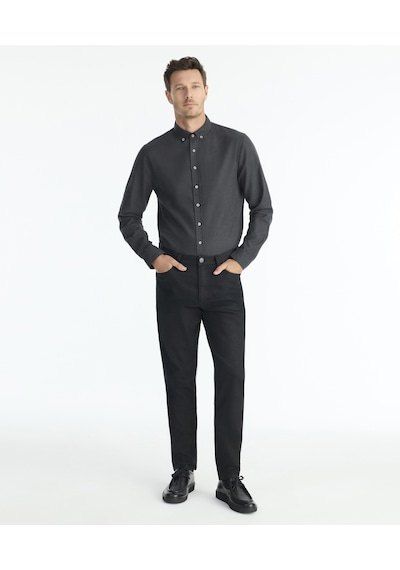 Yargıcı Straight Normal Bel Pantolon 25kepn3011x 001 Siyah