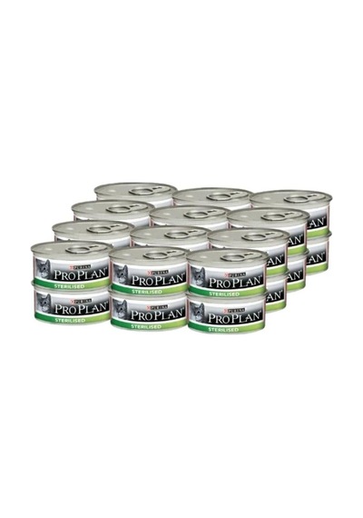 Purina Pro Plan Somonlu Ton Balıklı Kısırlaştırılmış Yetişkin Kedi Konservesi 24 x 85 G