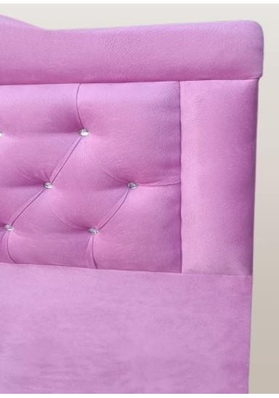 Bengi Ticaret Dk El Yapımı Tay Tüyü Kumaş Tek Kişilik Başlık Pembe 90