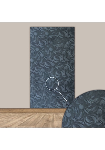 Tink 3d Kendinden Yapışkanlı Akustik Keçe Panel Modern Desenli 52x98 Cm 10 Adet 5 M² Koyu Gri