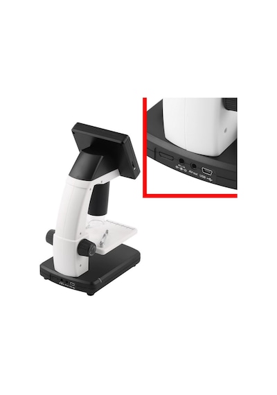 5mp 500x Lcd Ekranlı Dijital Mikroskop 8 Gb Sd Kart+Şarj Pili