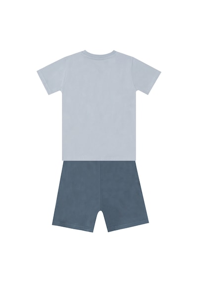 Denokids Ahoy Kedi Erkek Çocuk T-shirt Şort Takım Çok Renkli