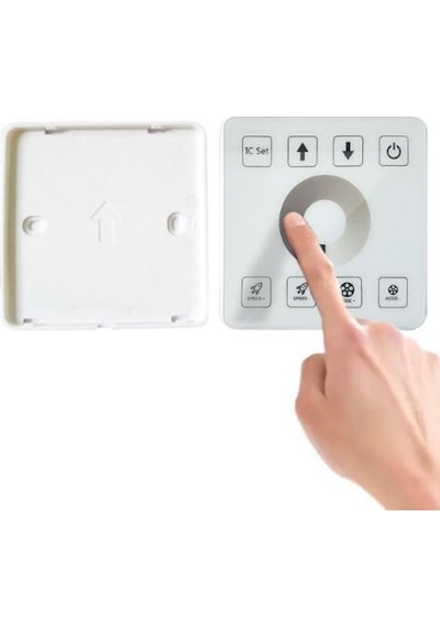 12-24 Volt Tek Renk Pixel Şerit Led Kontrol Duvar Tipi Kablosuz 86 Panel Anahtar