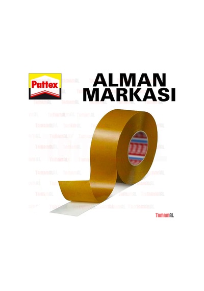 Pattex (alman Markası) Çift Taraflı Bant 38x25 Metre Universal