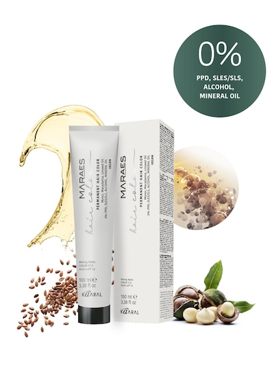 Maraes Vegan Koyu Sarışın Yoğun Kahve 6.88. Kalıcı Boya 100ml
