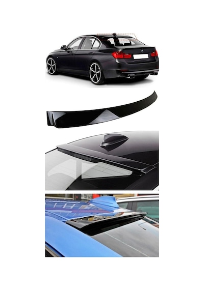 Bmw 3 Serisi F30 Cam Üstü Spoiler Piano Black