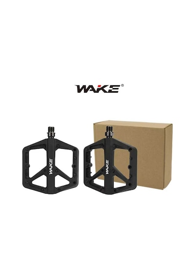 Wake Plastik Siyah Rulmanlı Vidalı Platform Pedal