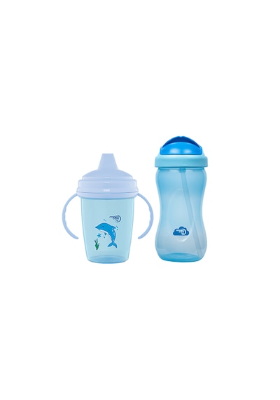 Mooncare Life Enjoy Akıtmaz Alıştırma Bardağı 240 Ml & Renkli Pipetli Bard