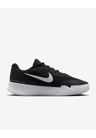Nike Nıke Hq5292-001 M Vapor Lıte 3 Erkek Siyah Toprak Tenis Ayakkbısı Beyaz