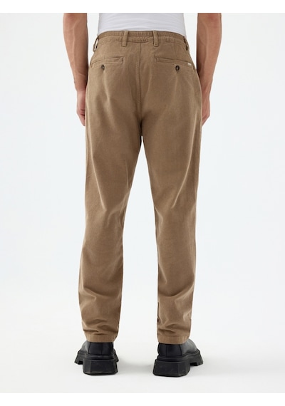 Relax Fit Erkek Pantolon Bej