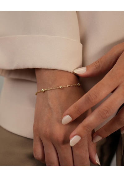 Debora Jewelry 14 Ayar Altın Dorikalı Zincir Bileklik