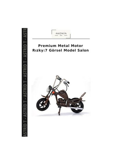 Premium Metal Motor Rızky:7 Görsel Model Salon