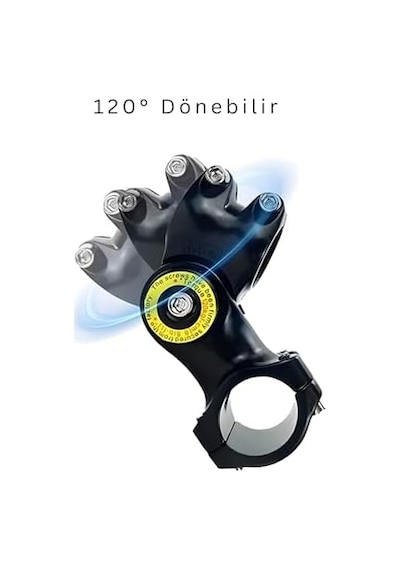 Gidon Montajlı Görünmez Selfie Çubuğu, Insta360 X3, X2, X4, X5, One Rs, Go 3, One X, Evo İle Uyumlu, Alüminyum Katlanabilir Çubuk, 1/4 Vidalı Bağlantı, 360 Görünmez Çekim, Gd01, Siyah 50 x 22