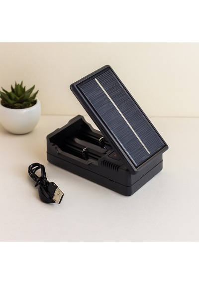 Li-ion Pil Şarj Aleti 1200ma Güneş/solar, 2'li