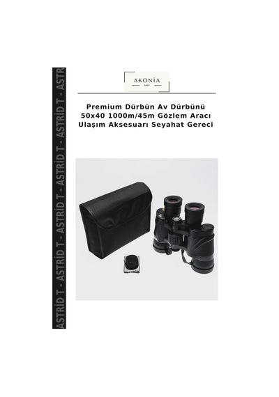 Premium Dürbün Av Dürbünü 50x40 1000m/45m Gözlem Aracı Ulaşım Aksesuarı Seyahat Gereci Diğer