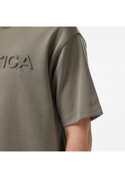 Nautica Erkek Kahverengi Regular Fit Baskılı T-shirtbaskılıv55227t