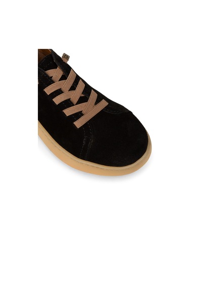 Deery Kadın Hakiki Süet Siyah Sneaker Ayakkabı - Se605zsyhc02
