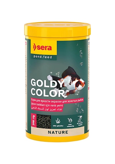 Sera Goldy Color Spirulina Nature Japon Balığı Yemi 1000 Ml 390 Gr