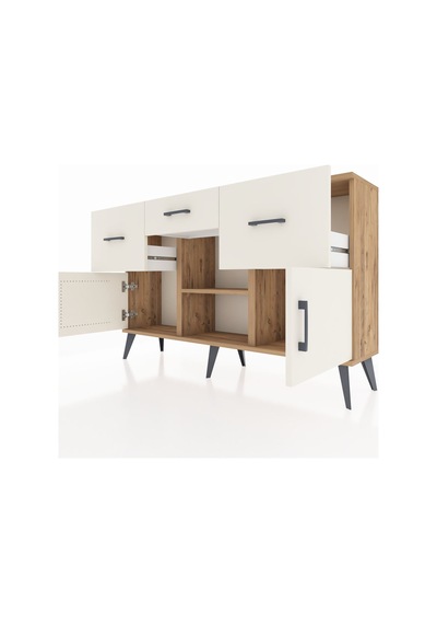 Arges Konsol Tek Raflı 3 Çekmeceli 3 Kapaklı 132x30x83 Çam-aytaşı/aytaşı Aytaşı/aytaşı Arges Konsol Tek Raflı 3 Çekmeceli 3 Kapaklı 132x30x83 Çam-aytaşı/aytaşı Aytaşı/aytaşı