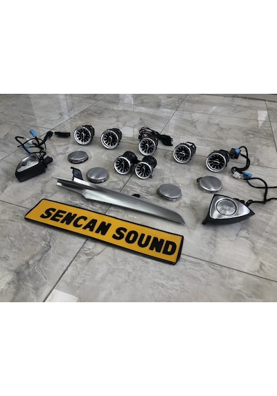Mercedes W205 Havalandırma Tweeter Ambiyans Komple Seti