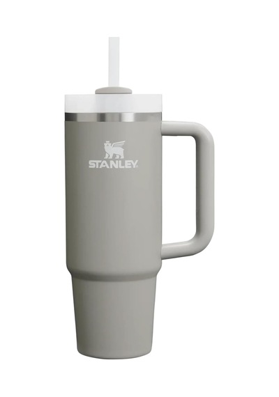 Stanley Quencher Pipetli Termos Bardak, Gri Ash , 0.89 Litre Çok Renkli