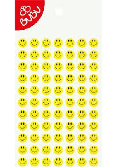 Bu-Bu Lüx Epoxy Gülen Yüz 1 CM. Sticker Ls0043