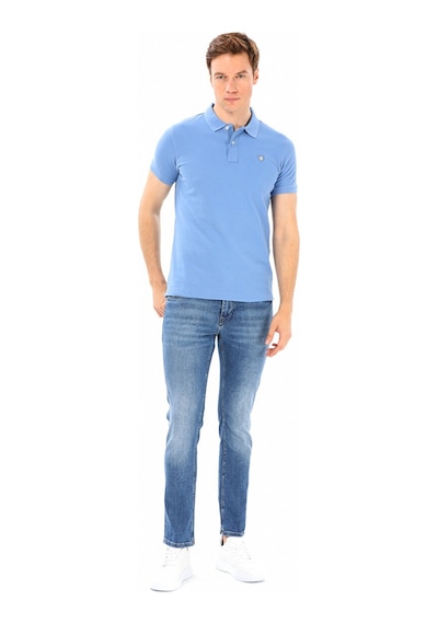 Lufian Erkek Laon Spor Polo Yaka T-Shirt 627111040091 Mavi