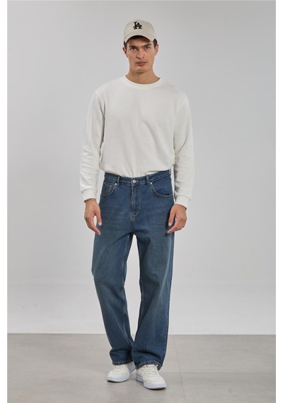 Barrels And Oıl Erkek Relaxed Fit Jean Pantolon - Kahve Tint Kahve Tint