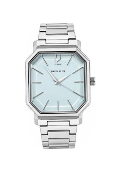 Swiss Plus Man Watch Basic Seri Model-11 St3507ags Max Plus Light Blue-silver Diğer
