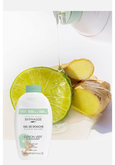 Byphasse Plaisir Natura Limon & Zencefil Duş Jeli 600 ML