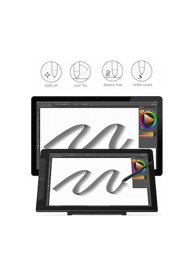 Veıkk Vk2200pro 21.5"ıps Fhd Tam Lamine Ekran 8 Kısayol2 Scroll Tuşlu Sağ Sol El Grafik Tablet-teşhir