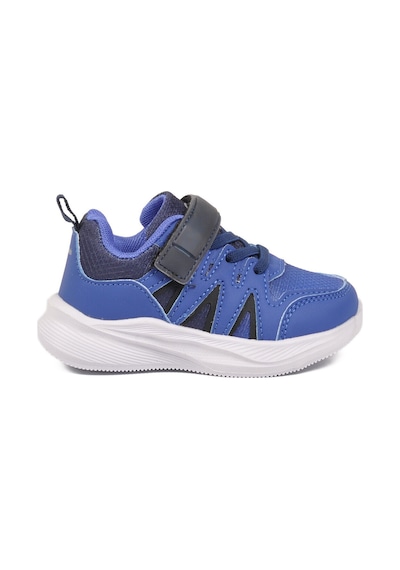 Marcokids Saks Mavi Cırtlı Hafif Kız Bebek Spor Ayakkabı 26y905