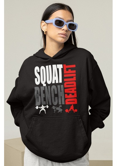 Sevbano Squat Bench Deadlift Bodybuilding Fitness Gym Baskılı Unisex Over Siyah Sevbano Squat Bench Deadlift Bodybuilding Fitness Gym Baskılı Unisex Over Siyah