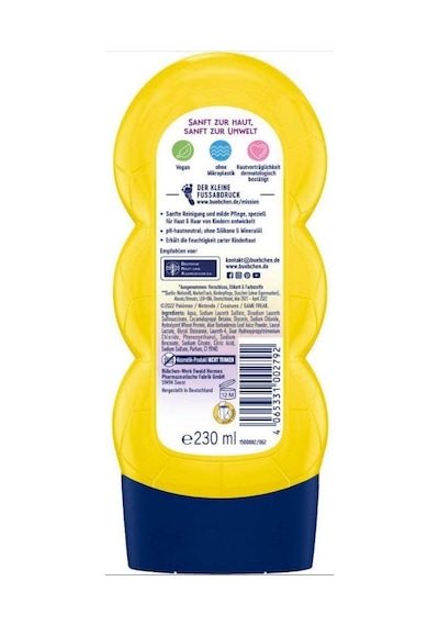 Bübchen Çocuk Şampuan&Duş Jeli 2 İn 1 Pokemon Pikachu 230 Ml
