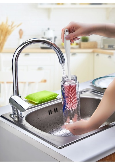 Şişe & Biberon Fırçası Plastik Gümüş Diğer