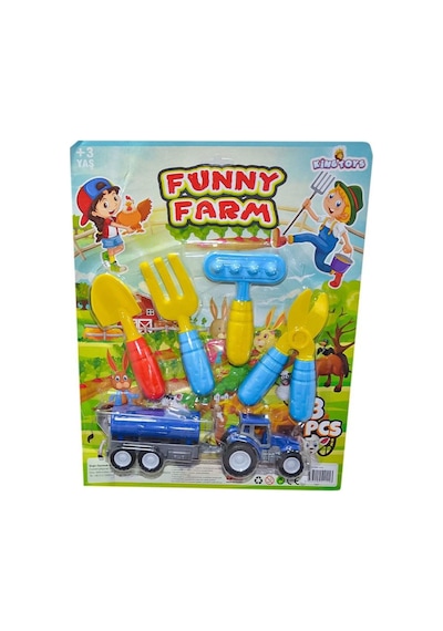 ENG-1115 Traktörlü Funny Farm - King Toys