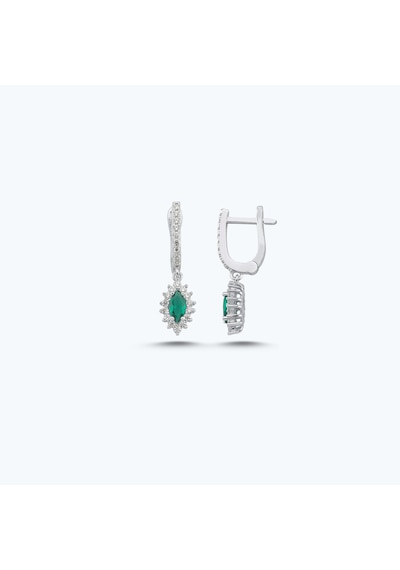 Altınbaş Yeşil Taşlı Altın Üçlü Markiz Set Autk0032-b-24627-y-set