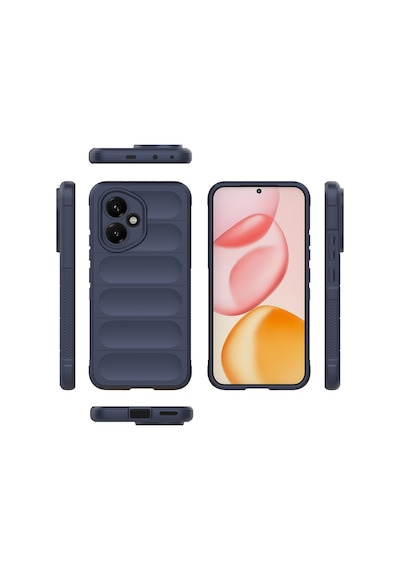 More Tr Honor 400 Kılıf Esnek Tpu Oyuklu Arka Yüzey Tasarımlı Mtr Etnik Silikon Kapak - Siyah