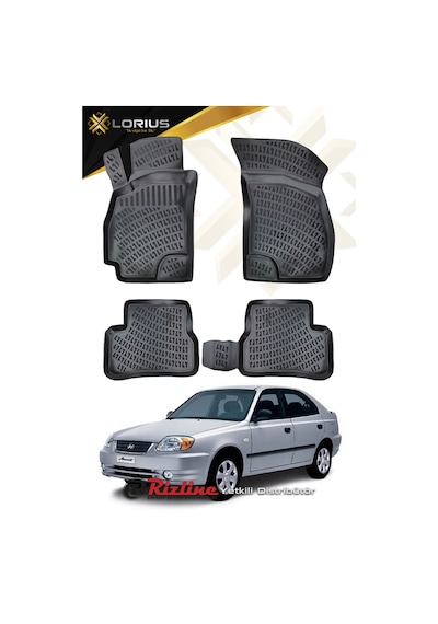 Rizline Hyundai Accent Admire 2000-2005 3D Havuzlu Paspas