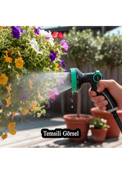 Otomatik 6 Fonksiyonlu Ayarlanabilir Araba Yıkama Bahçe Sulama Temizleme Sprey Tabancası Aksesuarı Sku: Smgstkbec6cd98dc