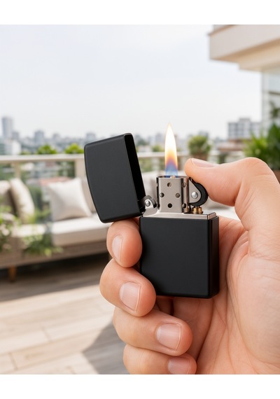 Metal Gövdeli Çakmak Mat Yüzeyli Ergonomik Tasarım Çok Renkli