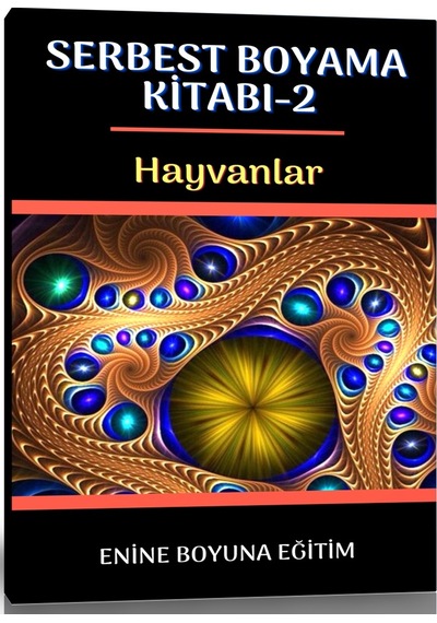Çocuklar İçin Serbest Boyama Kitabı (Hayvanlar-2)