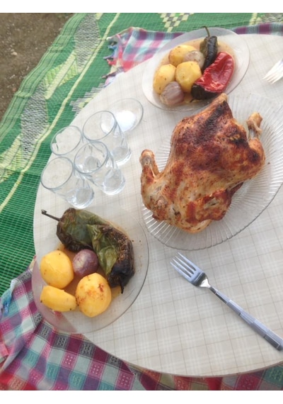 Teneke Tavuk Pişirme Aparatı